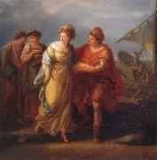 Paris und Helena fliehen vom Hof des Menelaos, Angelica Kauffmann